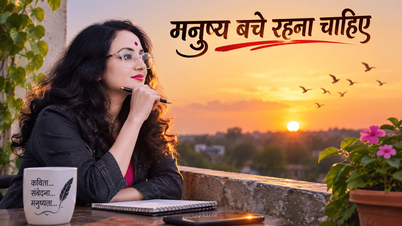 मनुष्य बचे रहना चाहिए
