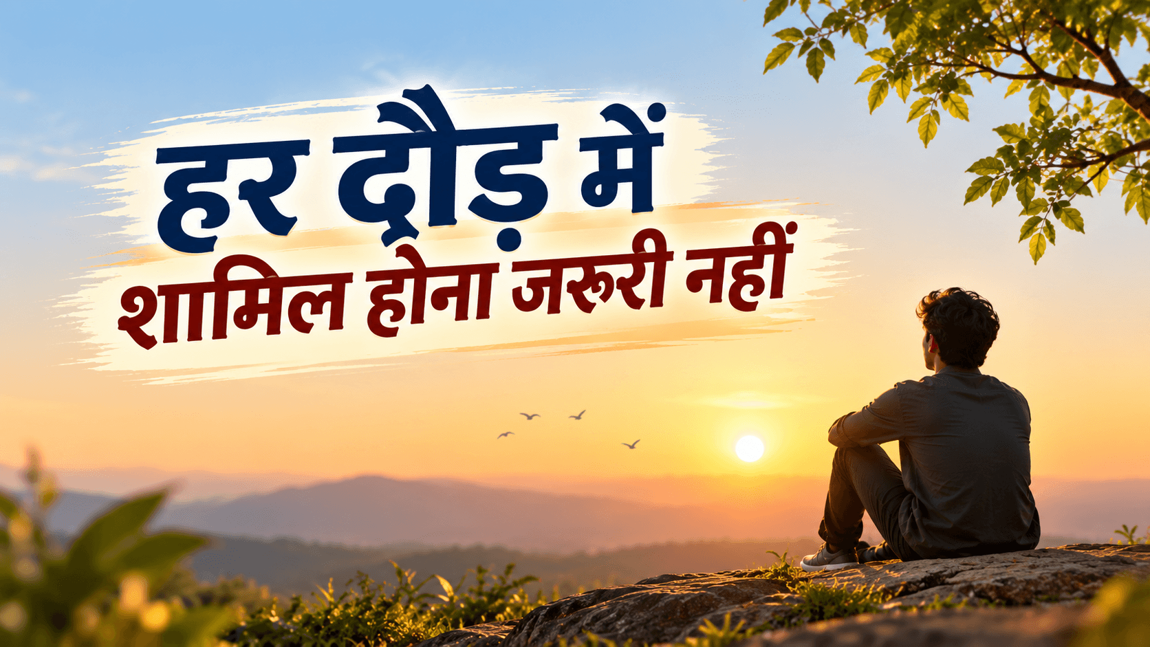 हर दौड़ में शामिल होना जरूरी नहीं
